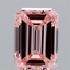 1.51 Ct. Fancy Intense Pink Emerald Lab Grown Diamond