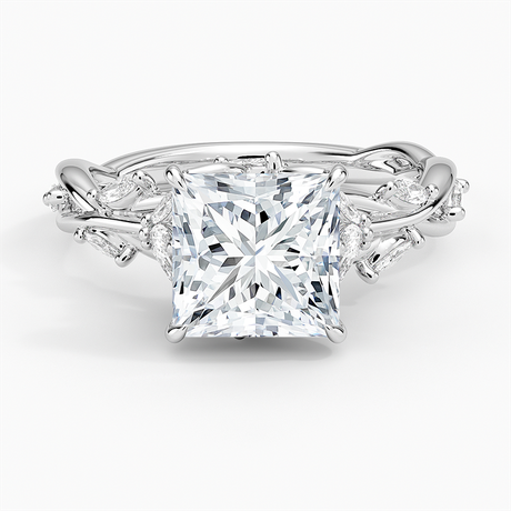 18K White Gold Secret Garden Diamond Ring (1/2 ct. tw.)