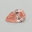0.31 Ct. Fancy Vivid Pink Pear Lab Grown Diamond