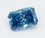 1.59 Ct. Fancy Vivid  Blue Radiant Lab Grown Diamond