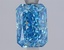 1.61 Ct. Fancy Vivid Blue Blue Radiant Lab Grown Diamond