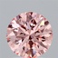 2.05 Ct. Fancy Vivid Pink Round Lab Grown Diamond
