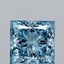 1.80 Ct. Fancy Vivid Blue Princess Lab Grown Diamond