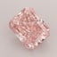 1.37 Ct. Fancy Vivid  Pink Radiant Lab Grown Diamond