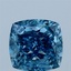 2.06 Ct. Fancy Vivid Blue Cushion Lab Grown Diamond