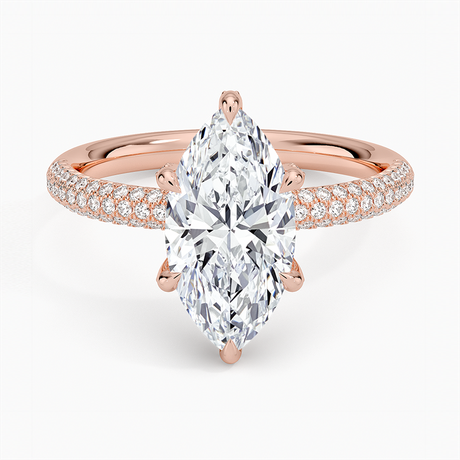 14K Rose Gold Valencia Diamond Ring (1/3 ct. tw.)