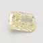 0.65 Ct. Fancy Yellow Radiant Lab Grown Diamond