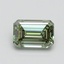 1.16 Ct. Fancy Intense Green Emerald Lab Grown Diamond