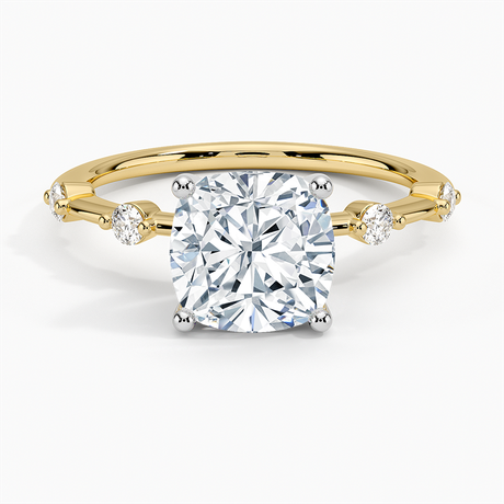 Two Tone Engagement Ring