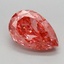 2.13 Ct. Fancy Vivid Pink Pear Lab Grown Diamond