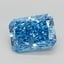 2.07 Ct. Fancy Vivid  Blue Radiant Lab Grown Diamond