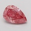 1.04 Ct. Fancy Vivid Pink Pear Lab Grown Diamond