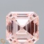 3.21 Ct. Fancy Intense Pink Asscher Lab Grown Diamond