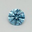0.43 Ct. Fancy Vivid Blue Round Lab Grown Diamond