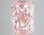 7.04 Ct. Fancy Vivid Pink Radiant Lab Grown Diamond