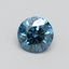 1.01 Ct. Fancy Vivid Blue Round Lab Grown Diamond