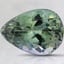 10.2x7.4mm Unheated Parti-Color Pear Tanzanite
