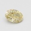 0.50 Ct. Fancy Intense Yellow Oval Lab Grown Diamond