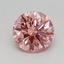 0.59 Ct. Fancy Vivid Pink Round Lab Grown Diamond