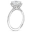 Platinum Simply Tacori Cathedral Drape Diamond Ring, smallside view