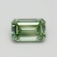 0.66 Ct. Fancy Intense Green Emerald Lab Grown Diamond