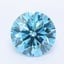 1.02 Ct. Fancy Vivid Blue Round Lab Grown Diamond