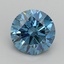 2.30 Ct. Fancy Vivid Blue Round Lab Grown Diamond