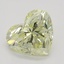 1.32 Ct. Fancy Light Yellow Heart Diamond