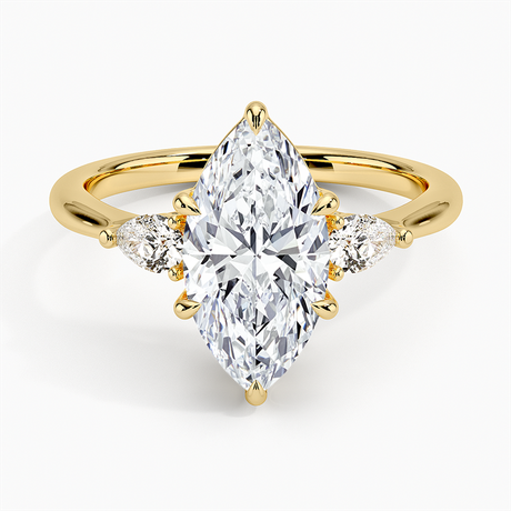 Petite Opera Three Stone Diamond Ring - Brilliant Earth