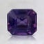 6.9x6.2mm Unheated Purple Emerald Sapphire