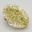 3.14 Ct. Fancy Intense Yellow Oval Lab Grown Diamond