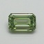 0.55 Ct. Fancy Vivid Green Emerald Lab Grown Diamond