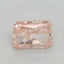 0.71 Ct. Fancy Vivid Pink Radiant Lab Grown Diamond