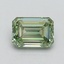 1.04 Ct. Fancy Intense Pacific Green Emerald Lab Grown Diamond