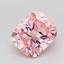 1.93 Ct. Fancy Intense Pink Cushion Lab Grown Diamond
