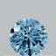 0.31 Ct. Fancy Vivid  Blue Round Lab Grown Diamond