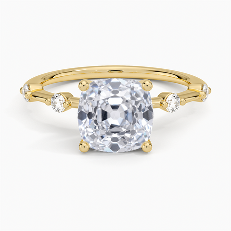 Aimee Diamond Engagement Ring - Spaced Diamond Band