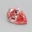 0.40 Ct. Fancy Vivid Pink Pear Lab Grown Diamond