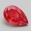 4.75 Ct. Fancy Vivid Red Pear Lab Grown Diamond