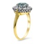 The Anahit Ring, smalltop view on a hand