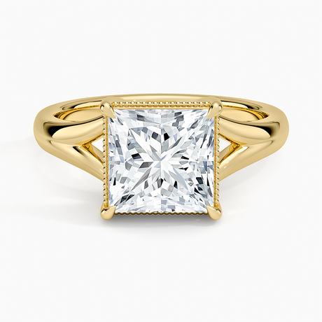 Cora Split Shank Solitaire Ring