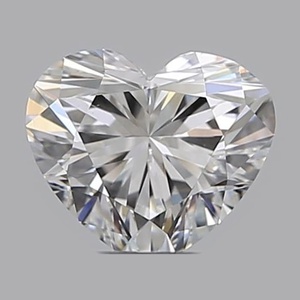 Heart diamond — real photo