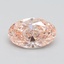 3.79 Ct. Fancy Intense Pink Oval Lab Grown Diamond