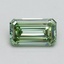 1.02 Ct. Fancy Intense Green Emerald Lab Grown Diamond