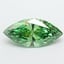 3.01 Ct. Fancy Vivid  Green Marquise Lab Grown Diamond