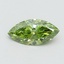 1.08 Ct. Fancy Vivid Green Marquise Lab Grown Diamond