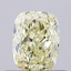 0.51 Ct. Fancy Light Yellow Cushion Lab Grown Diamond