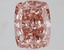 2.80 Ct. Fancy Intense Brownish Pink Cushion Lab Grown Diamond