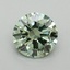 1.50 Ct. Fancy Vivid Pacific Green Round Lab Grown Diamond