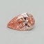 0.30 Ct. Fancy Vivid Pink Pear Lab Grown Diamond